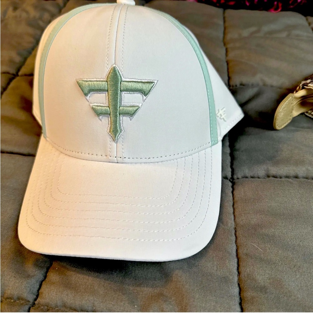 Fury Athletix the all-in hat white ice blue